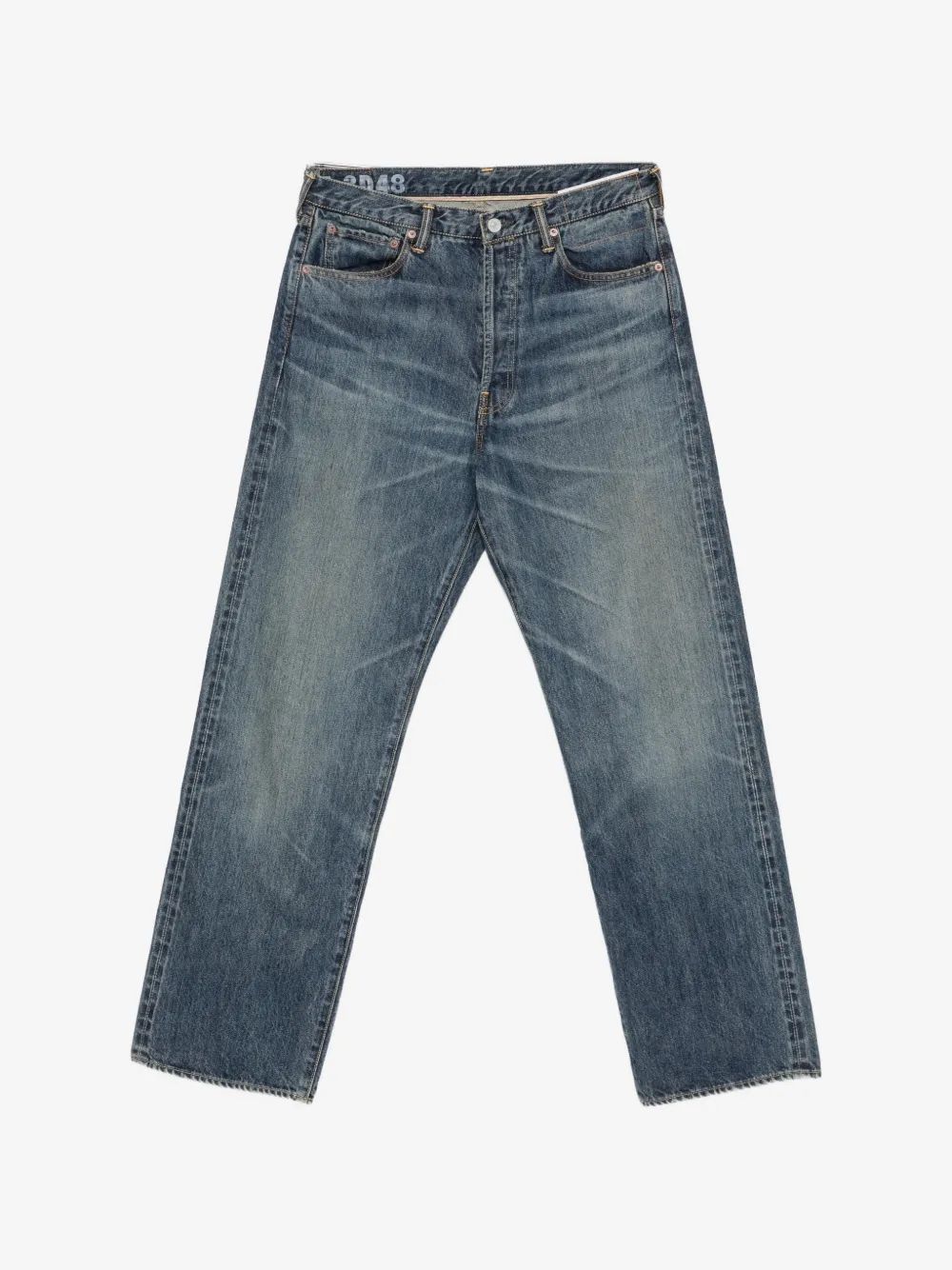 Visvim 소셜 스컬프처 01 와이드 레그 진
