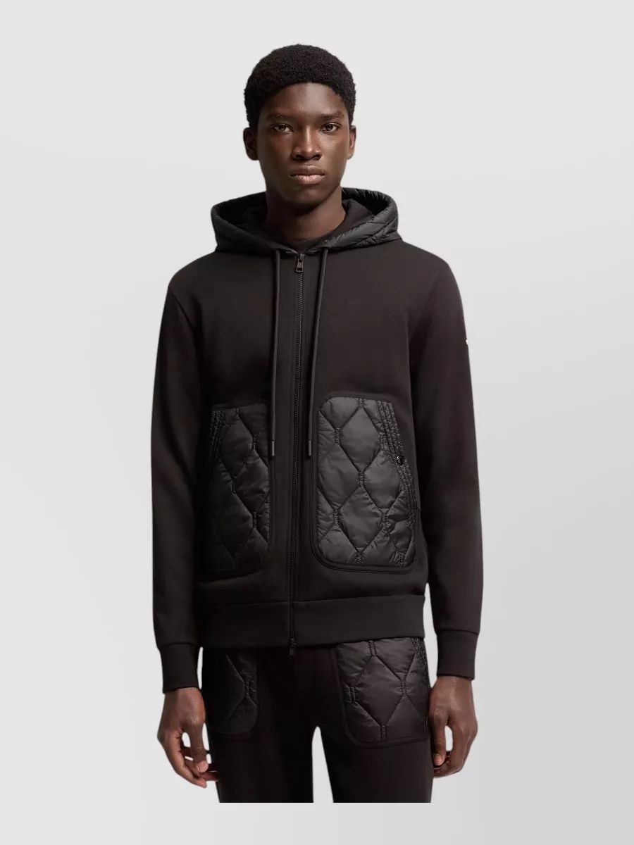 MONCLER 후드 자켓 맨투맨 엘라스틱 커프스 포켓