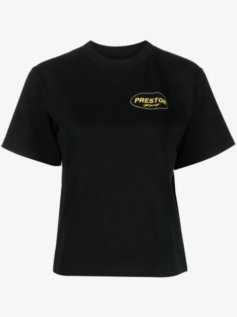 HERON PRESTON 레이싱 로고 프린트 티셔츠