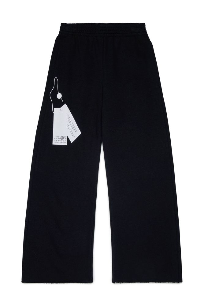 MM6 Maison Margiela Kids 와이드 레그 팬츠