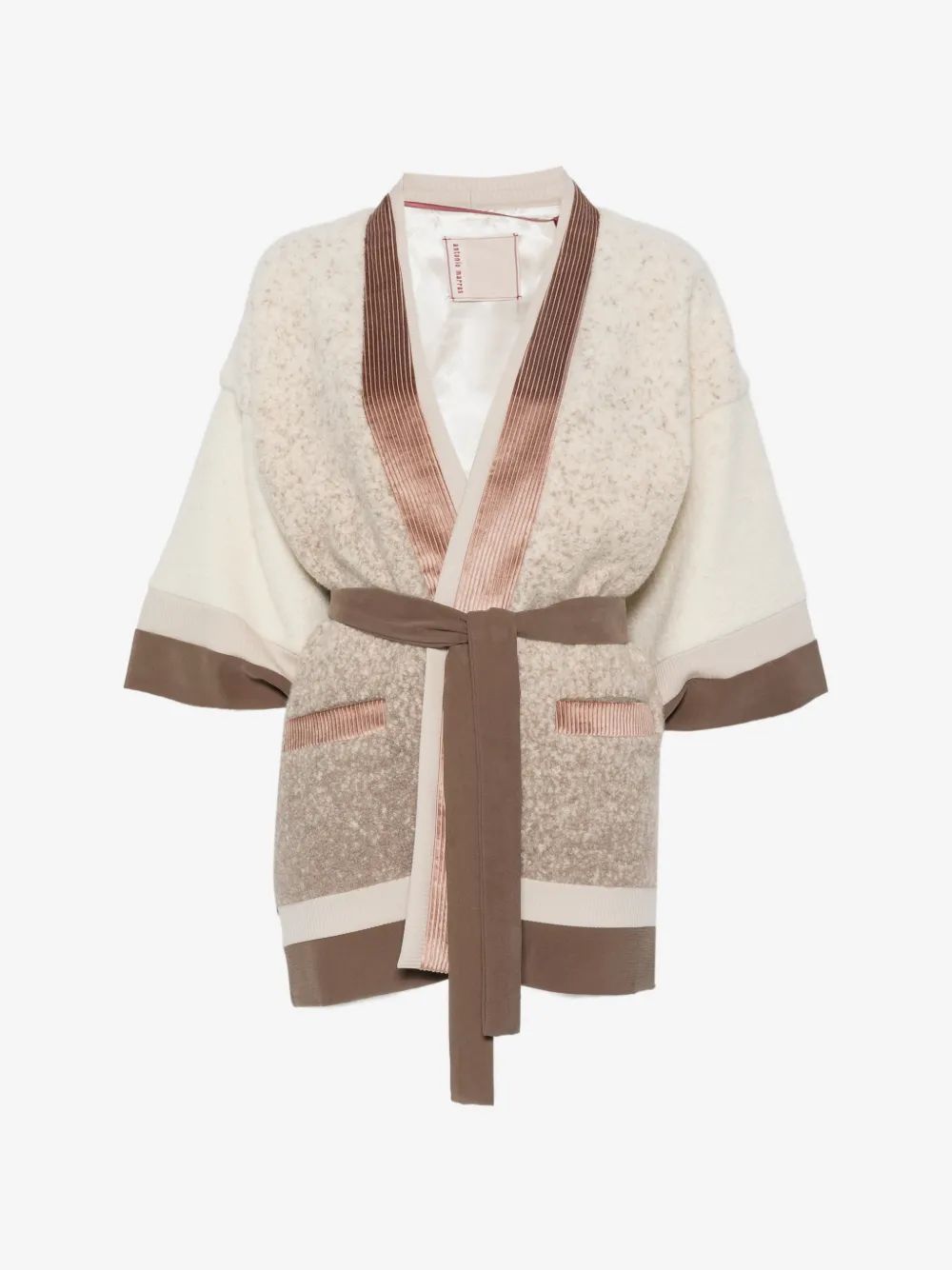 ANTONIO MARRAS 벨티드 부클 자켓