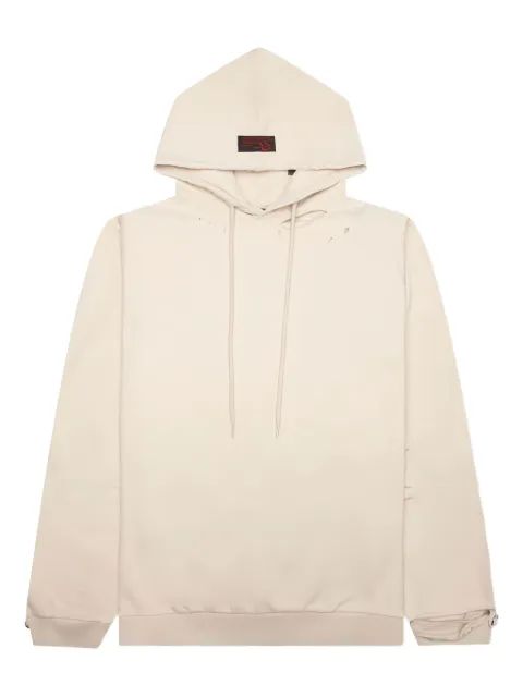 RAF SIMONS 워시드 디스트레스 후드티