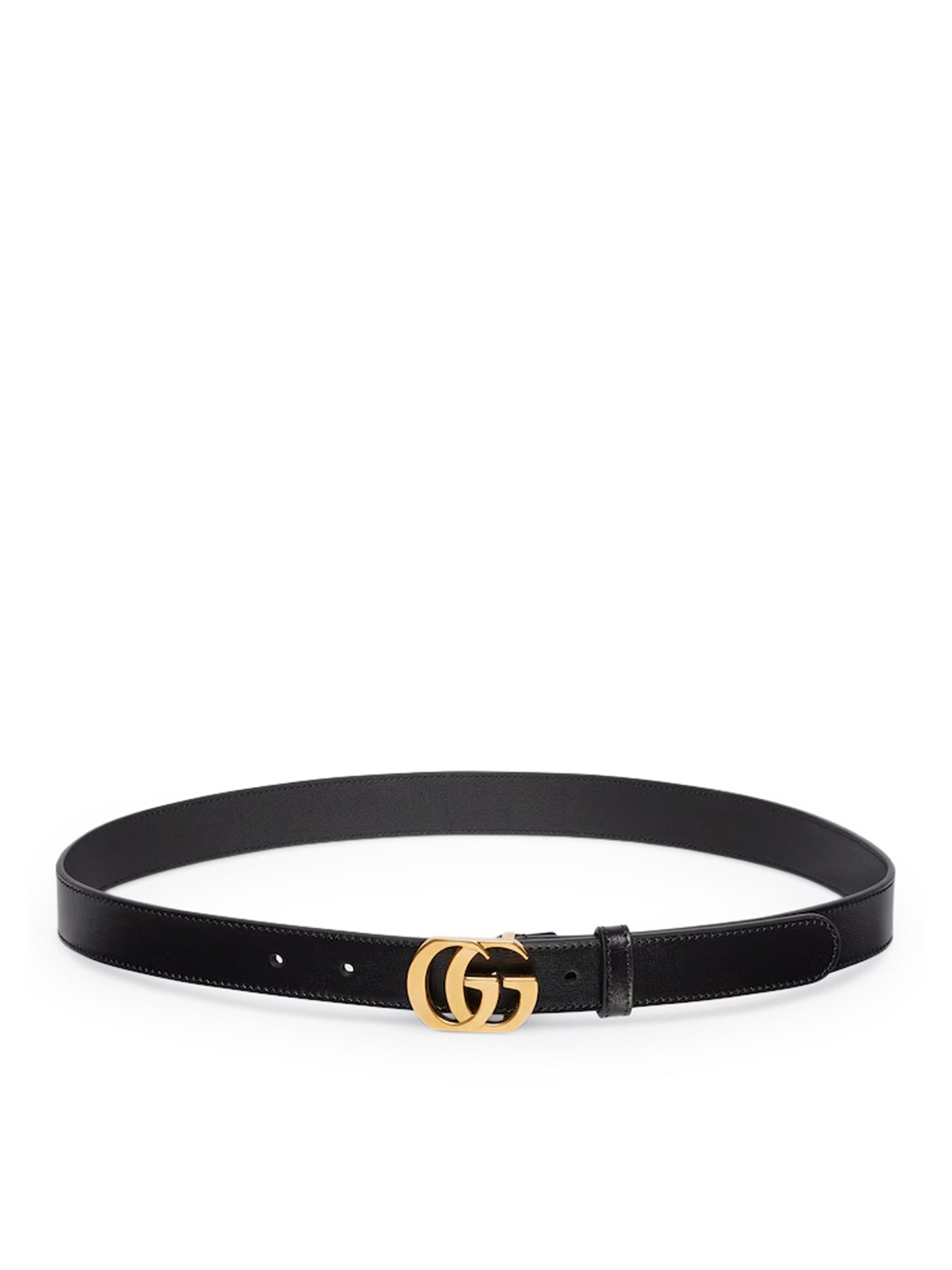 GUCCI GG 마몬트 얇은 컷 벨트
