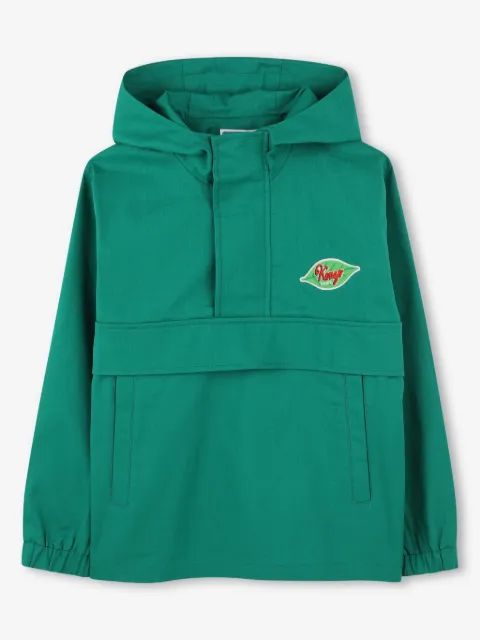 Kenzo Kids 립스톱 텍스처 후드티