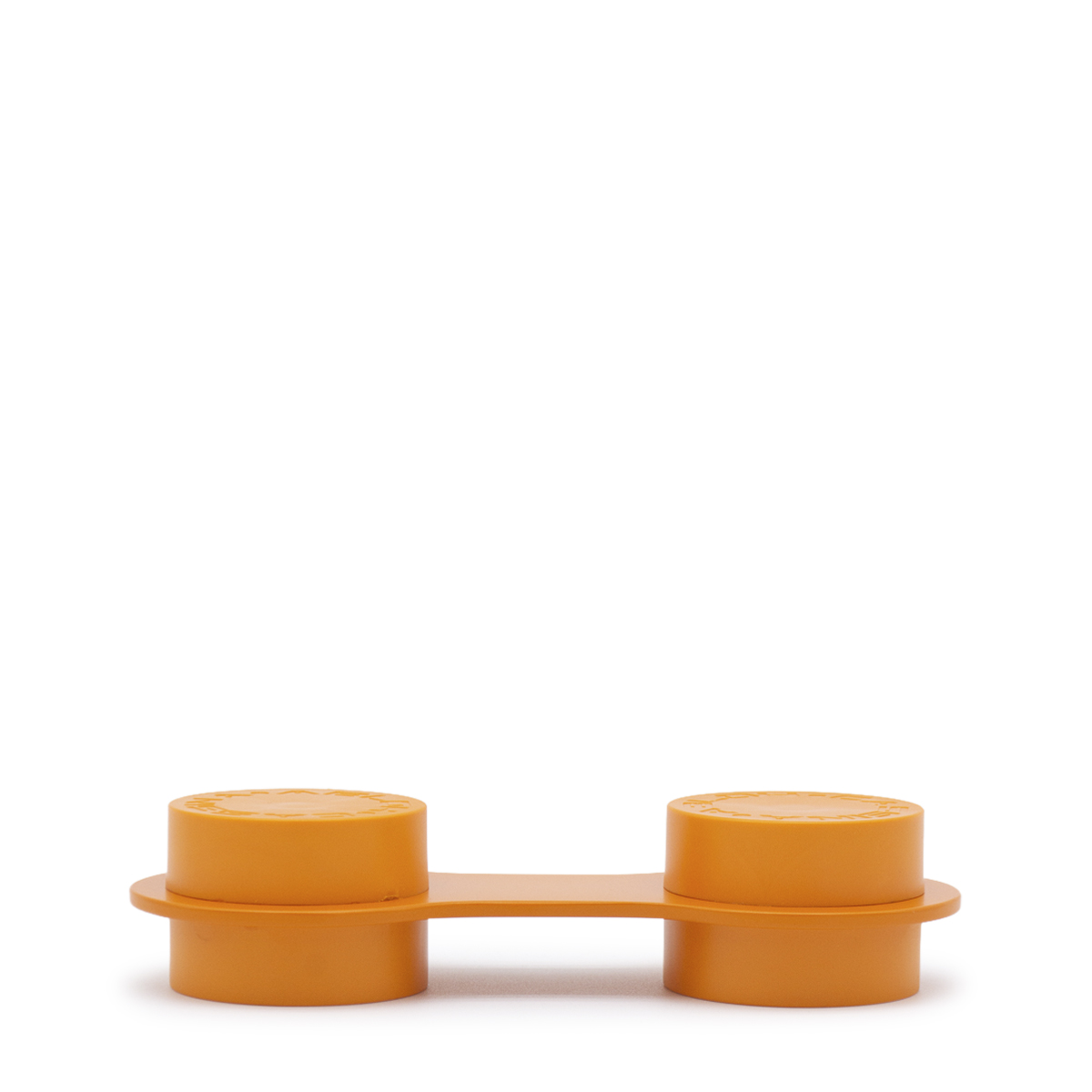 CASSINA 오렌지 스틸 더블 커넥팅 엘리먼트