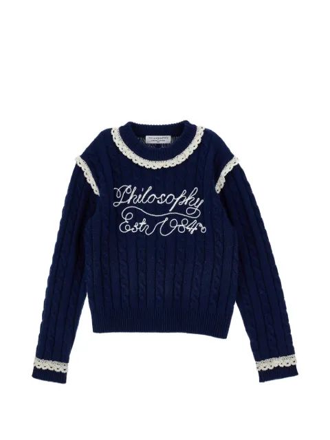 Philosophy Di Lorenzo Serafini Kids 조프무스터 니트
