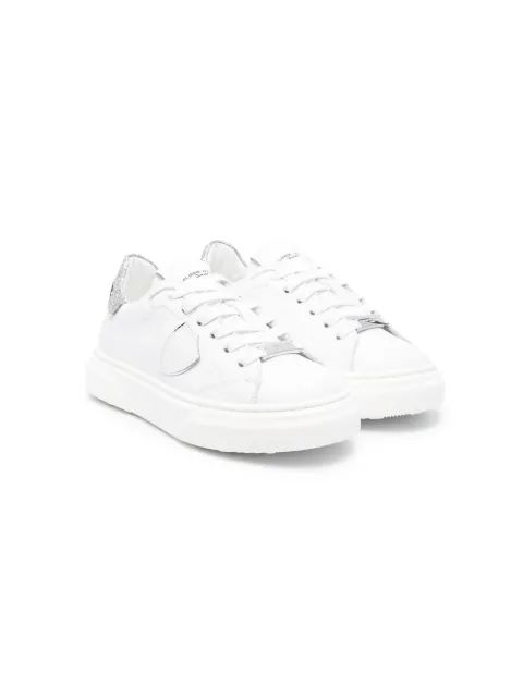 Philippe Model Kids 로우탑 가죽 스니커즈