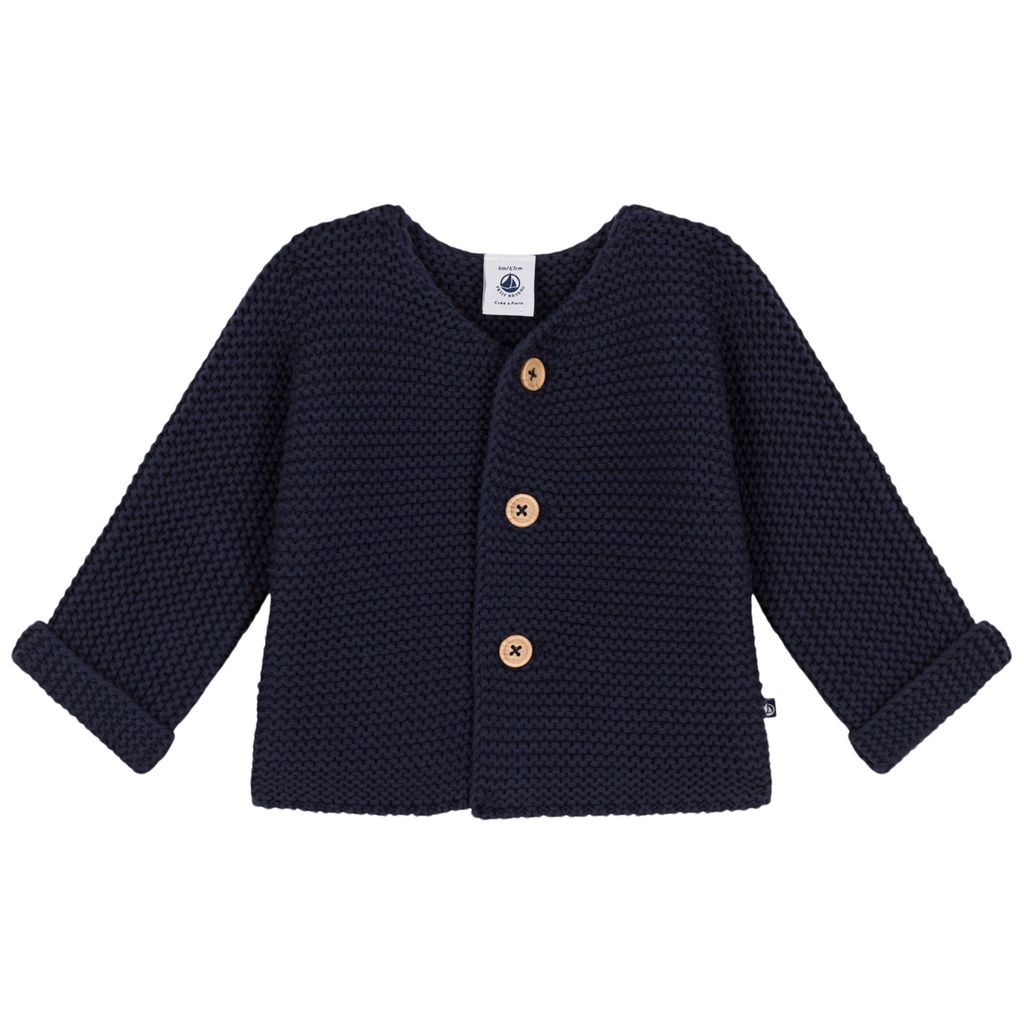 PETIT BATEAU KIDS 가디건 네이비