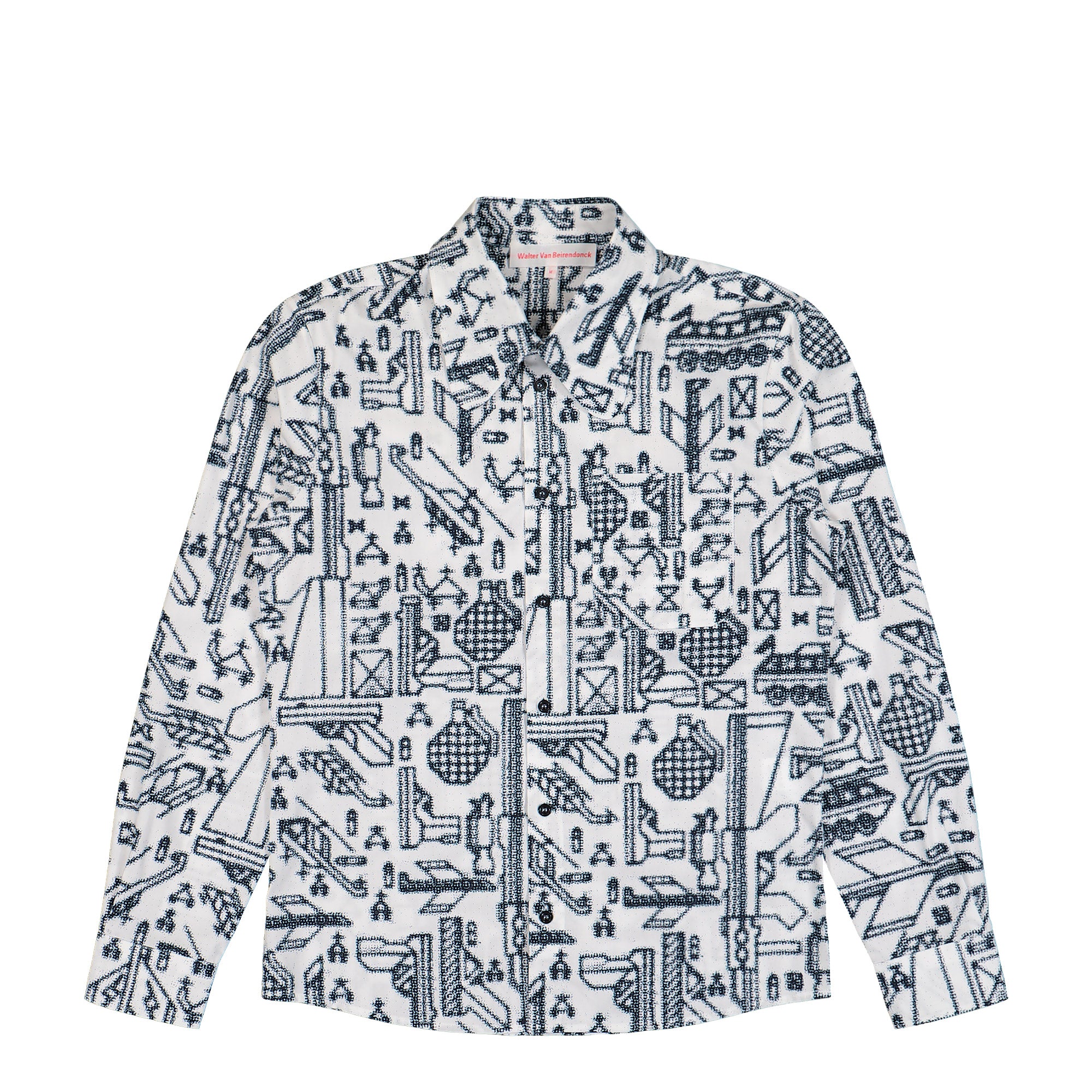 Walter Van Beirendonck 포켓 셔츠