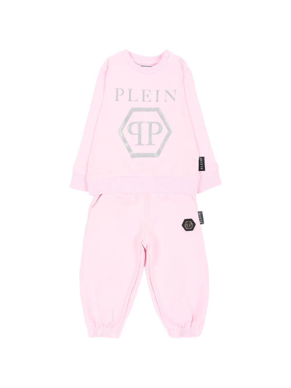 Philipp Plein Kids 로고 프린트 트랙수트