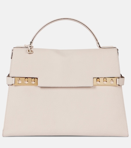 Delvaux 템페트 라지 레더 토트 백