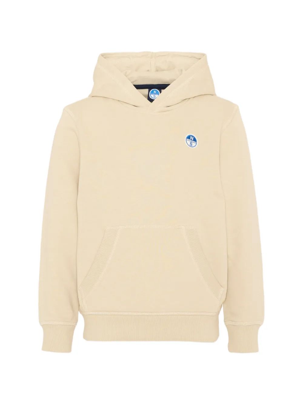 North Sails Kids 로고 패치 후드티