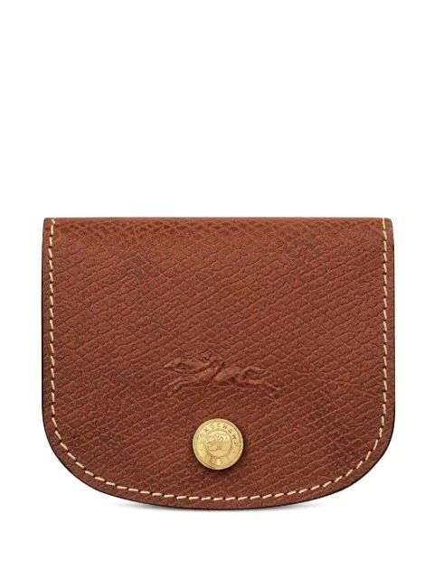 LONGCHAMP 에퓨르 엠보스드 가죽 카드홀더