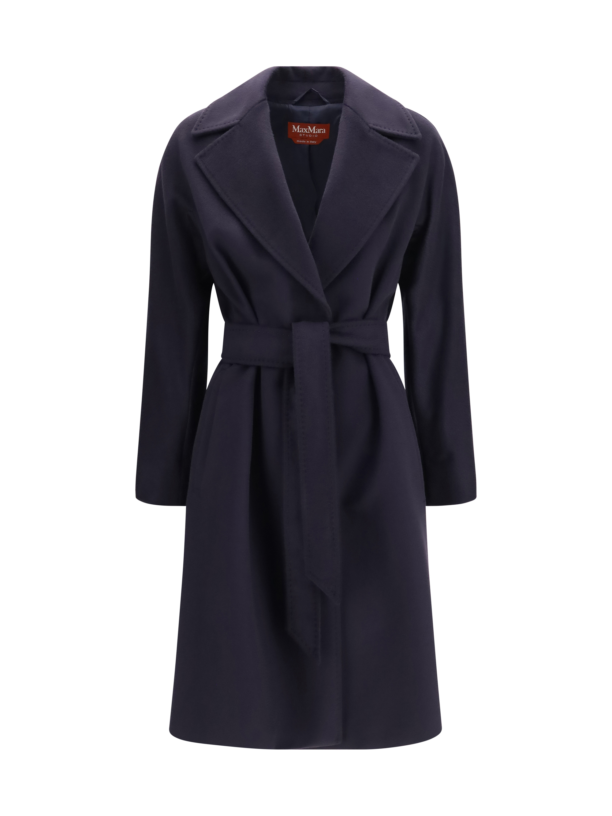 MAX MARA STUDIO 피크 라펠 울 코트