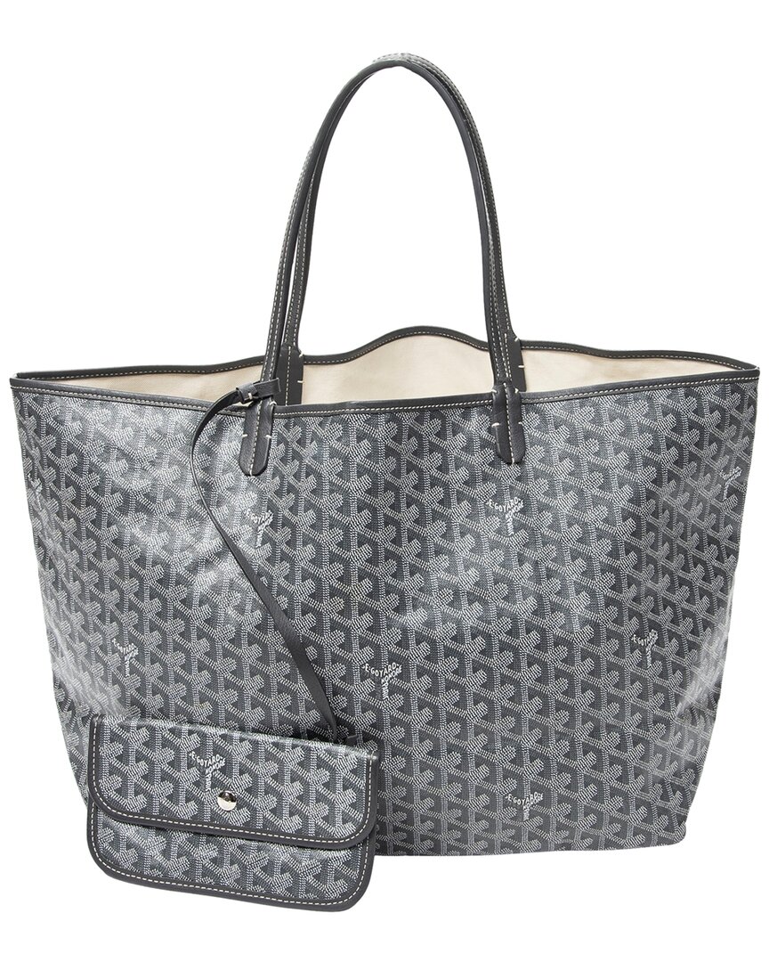 GOYARD 그레이 이네 코팅 캔버스 생 루이 GM