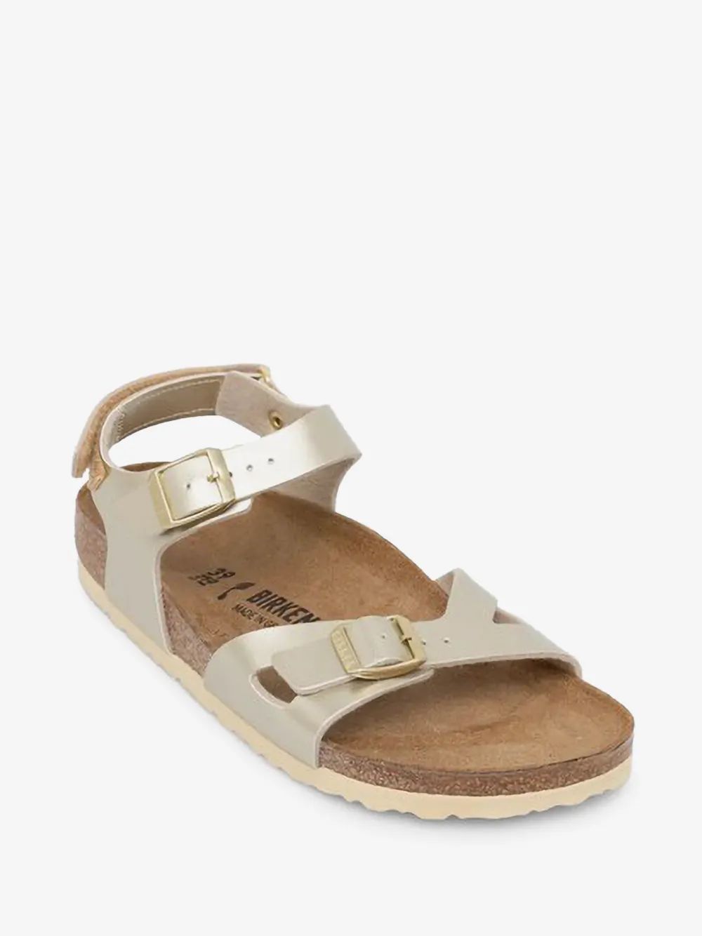 Birkenstock Kids 리오 메탈 버클 샌들