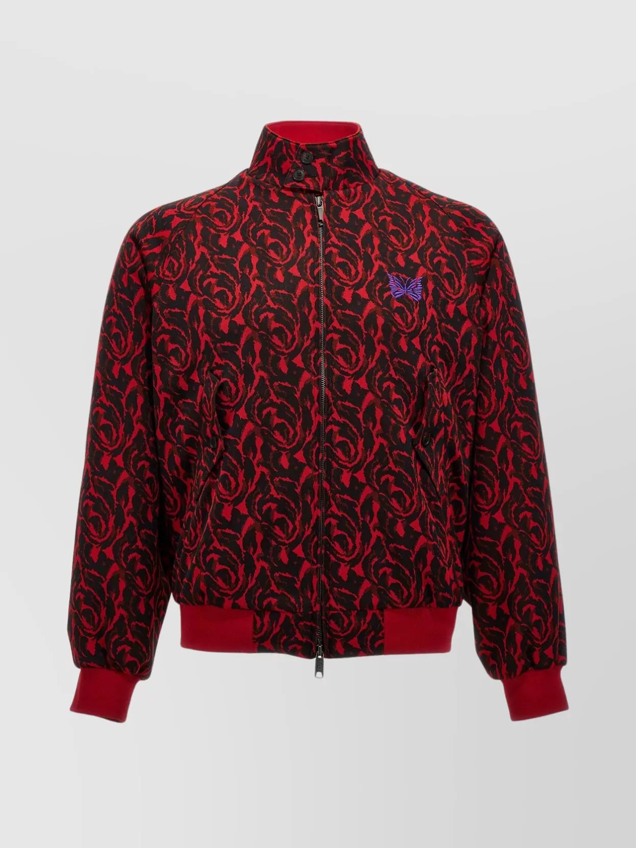 Baracuta 자카드 봄버 자켓