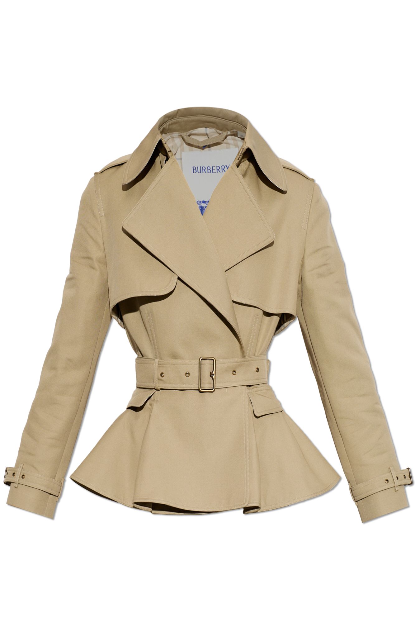 BURBERRY 펨버리 숏 트렌치 코트