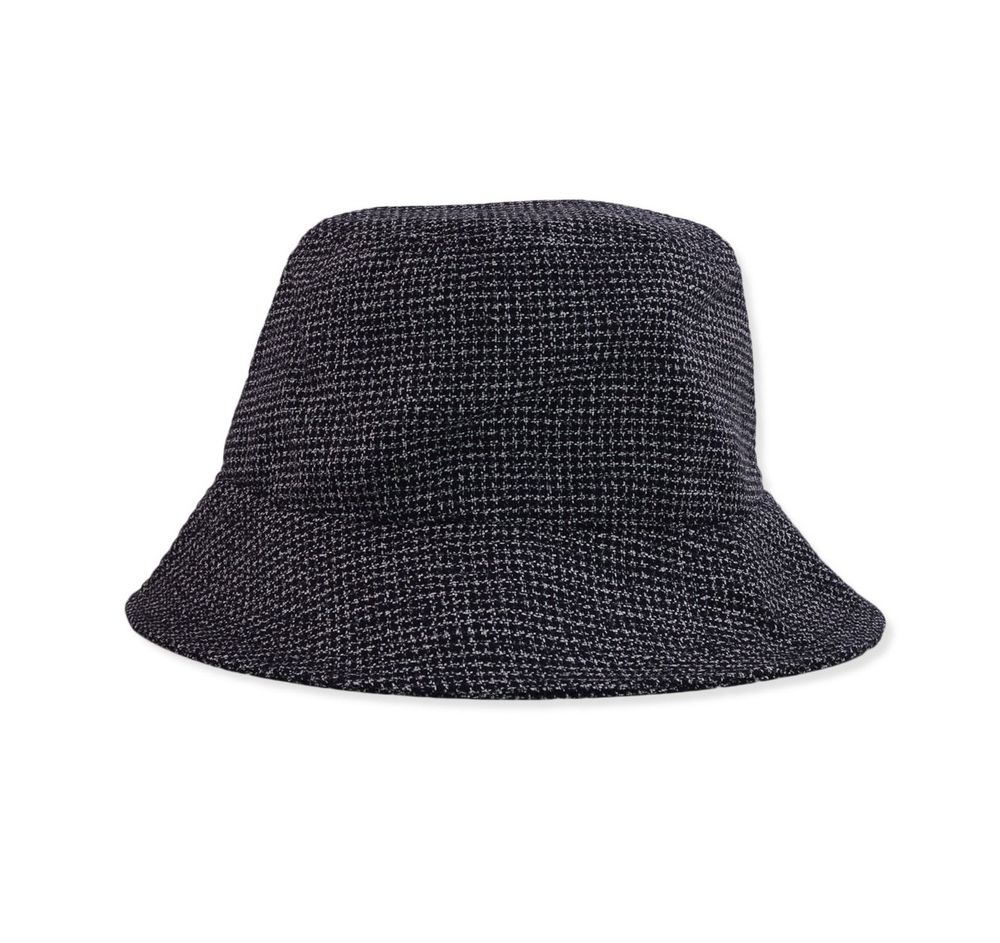 Lardini 체크 와이드 브림 버킷햇