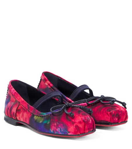 Christian Louboutin Kids 바바렛 발레 플랫