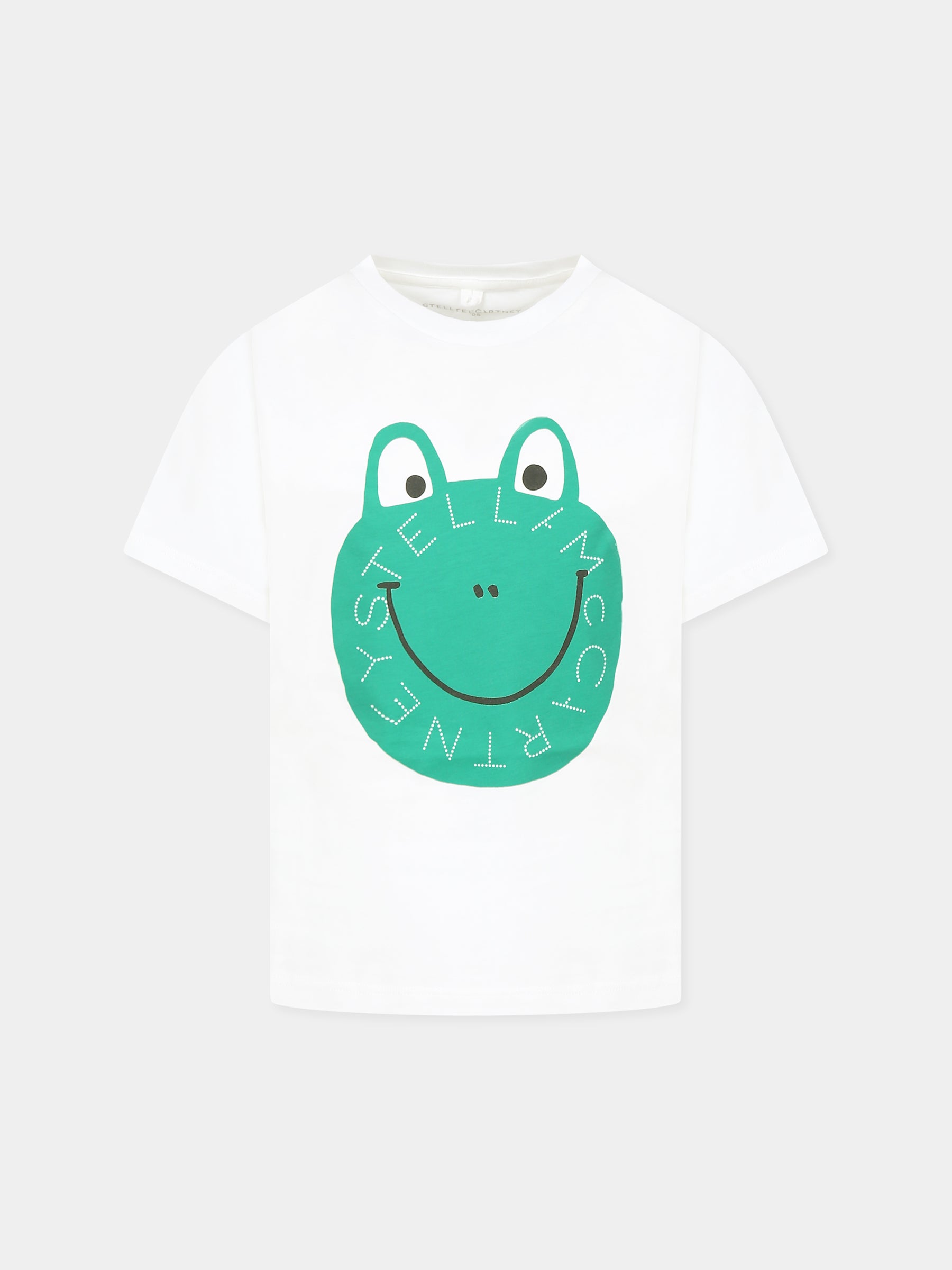 Stella McCartney Kids 개구리 프린트 남아 티셔츠