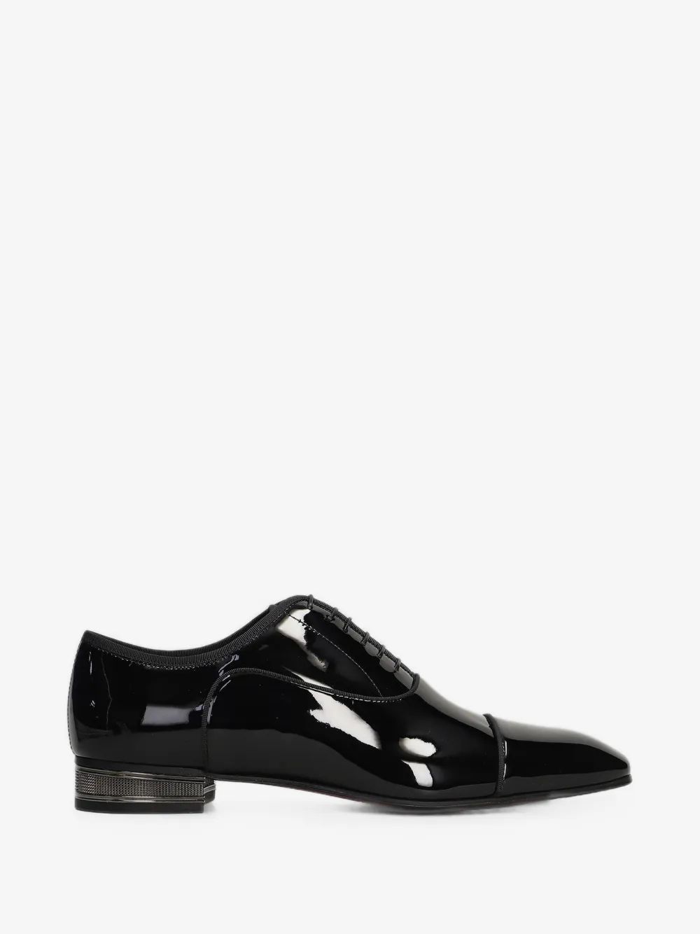 CHRISTIAN LOUBOUTIN 페이턴트 레더 옥스포드 슈즈
