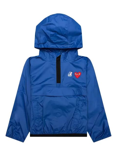Comme Des Garçons Play Kids K웨이 하프집 하트엠블럼 자켓