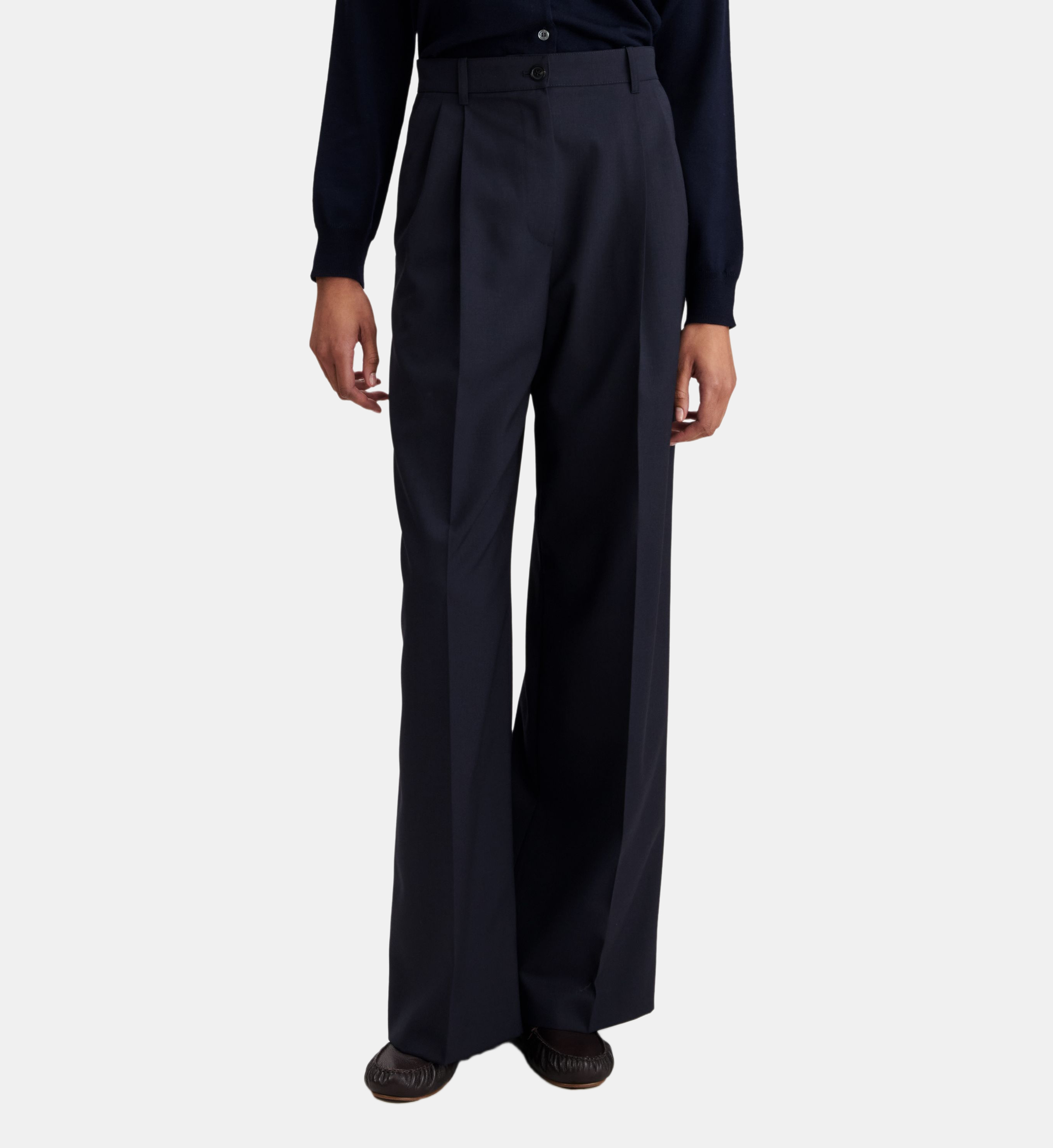 A.P.C. 진니 멜란지 울 팬츠