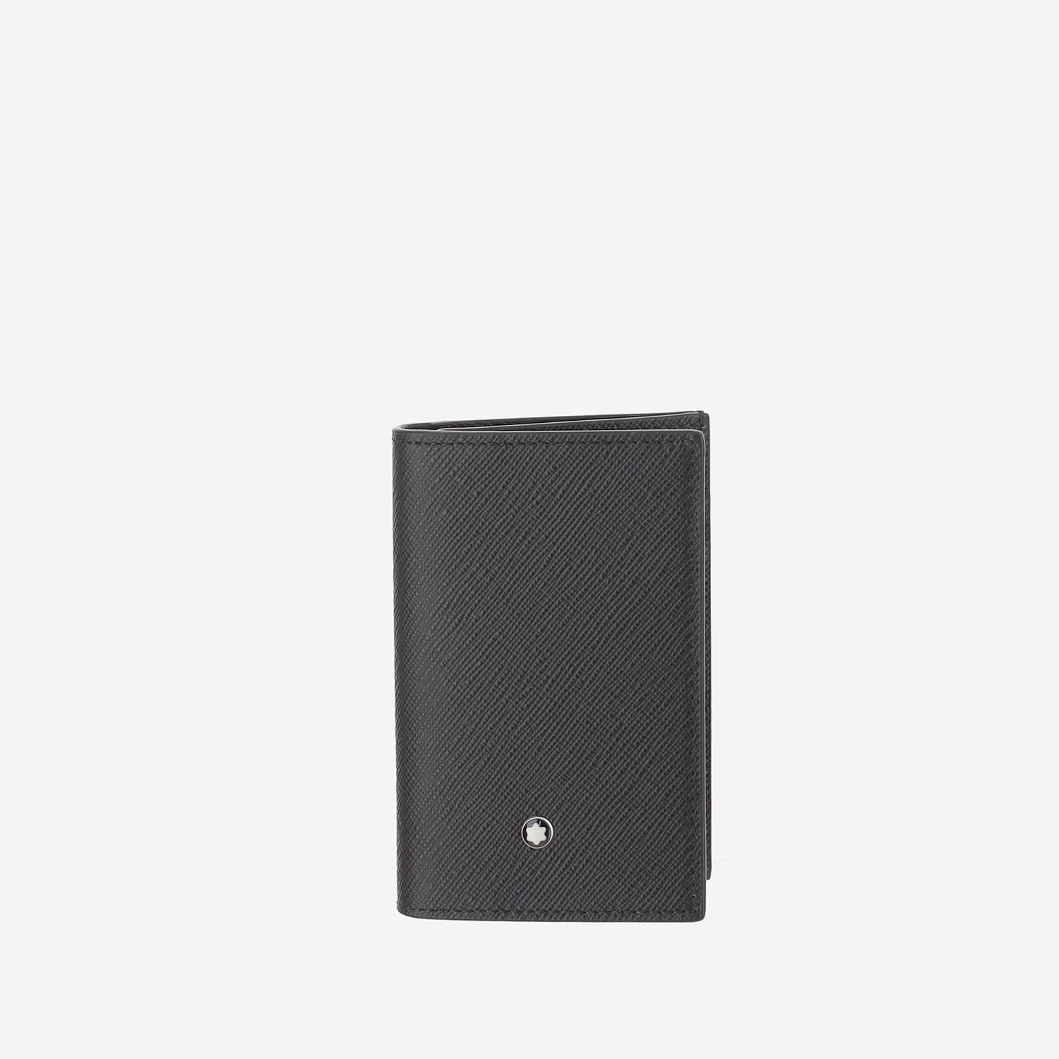 MONTBLANC 로고 가죽 카드 지갑
