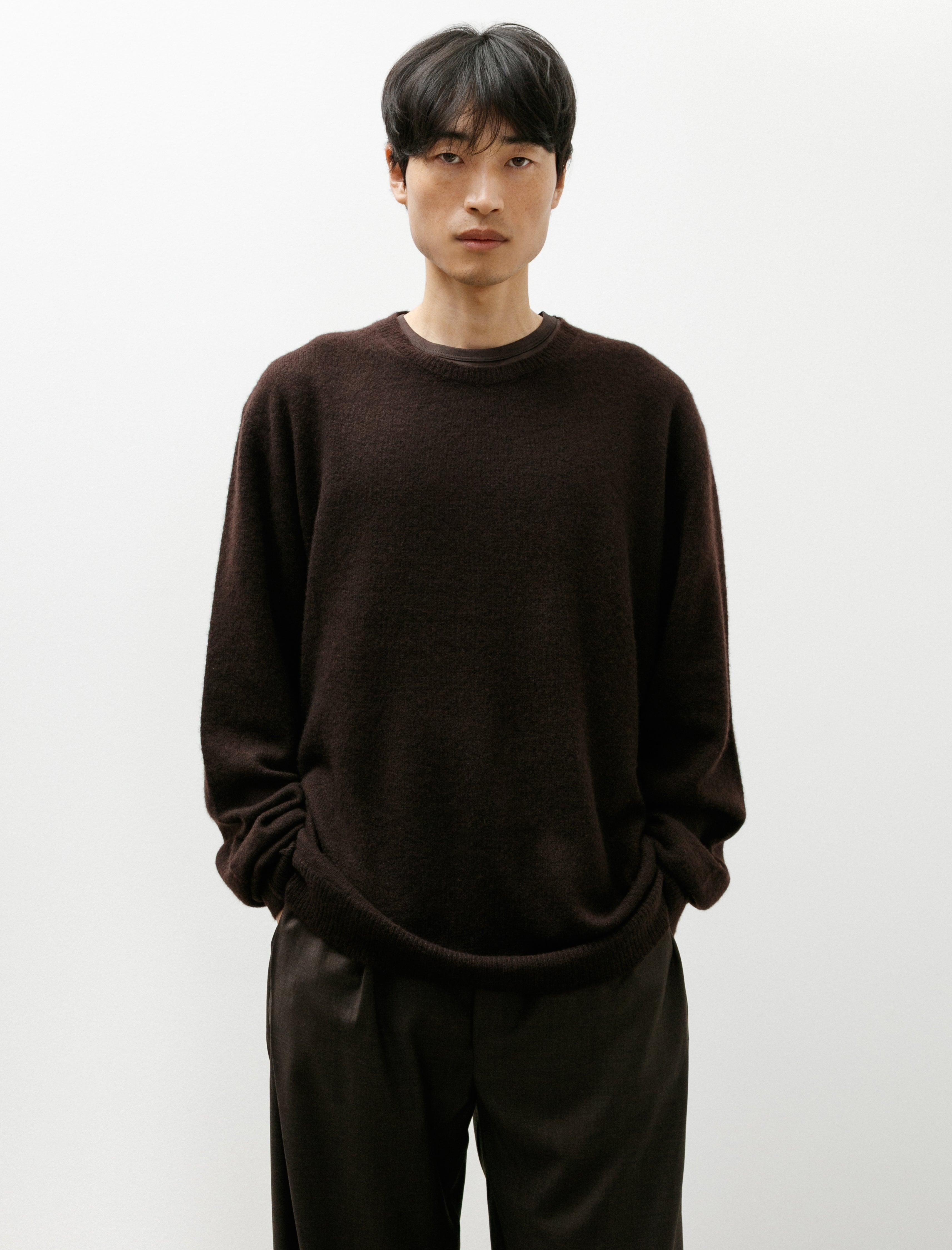 Gabriela Coll Garments No.344 캐시미어 실크 풀오버