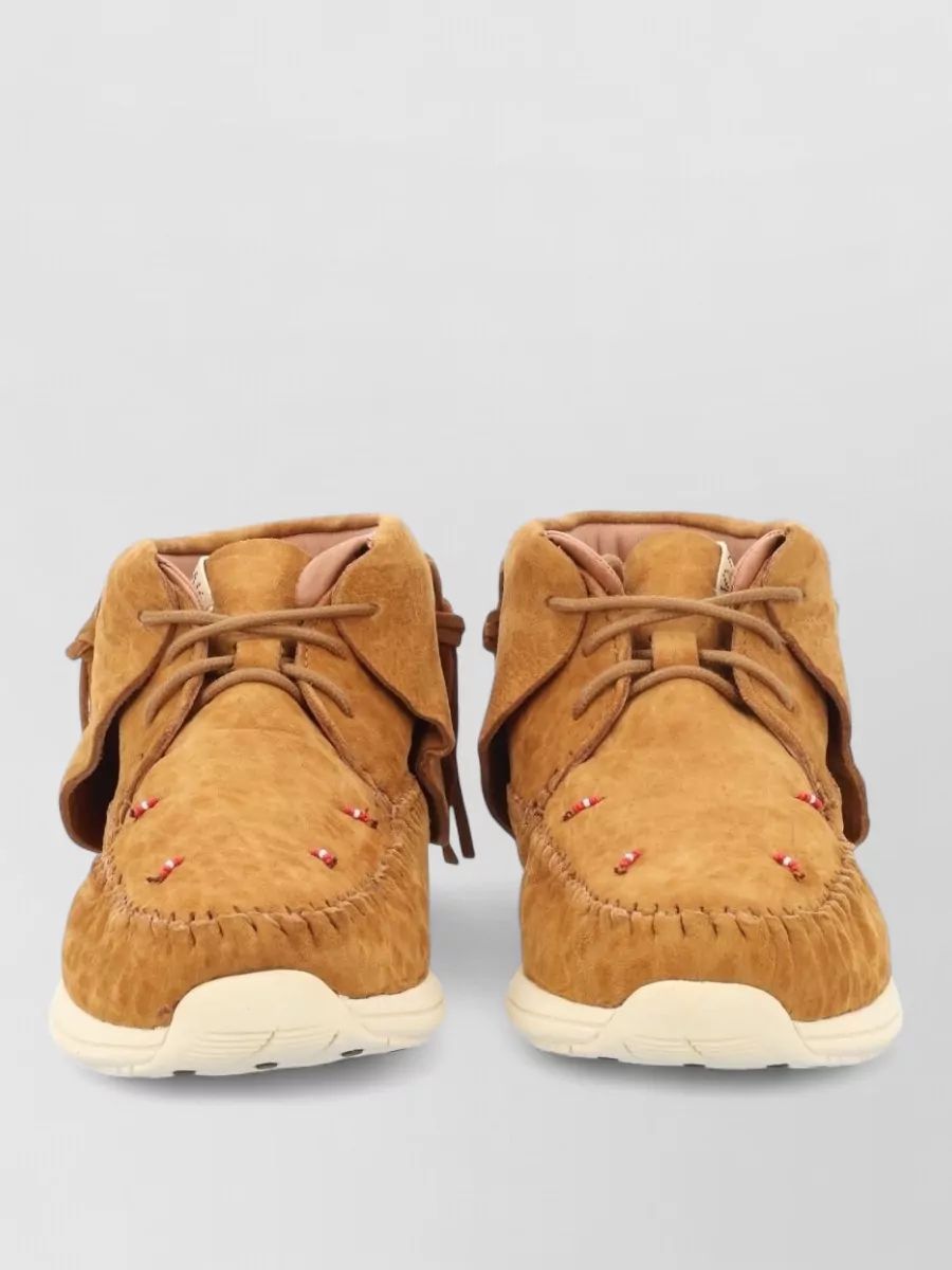 Visvim 레이스 부츠 람호 포크 컨트라스트 솔