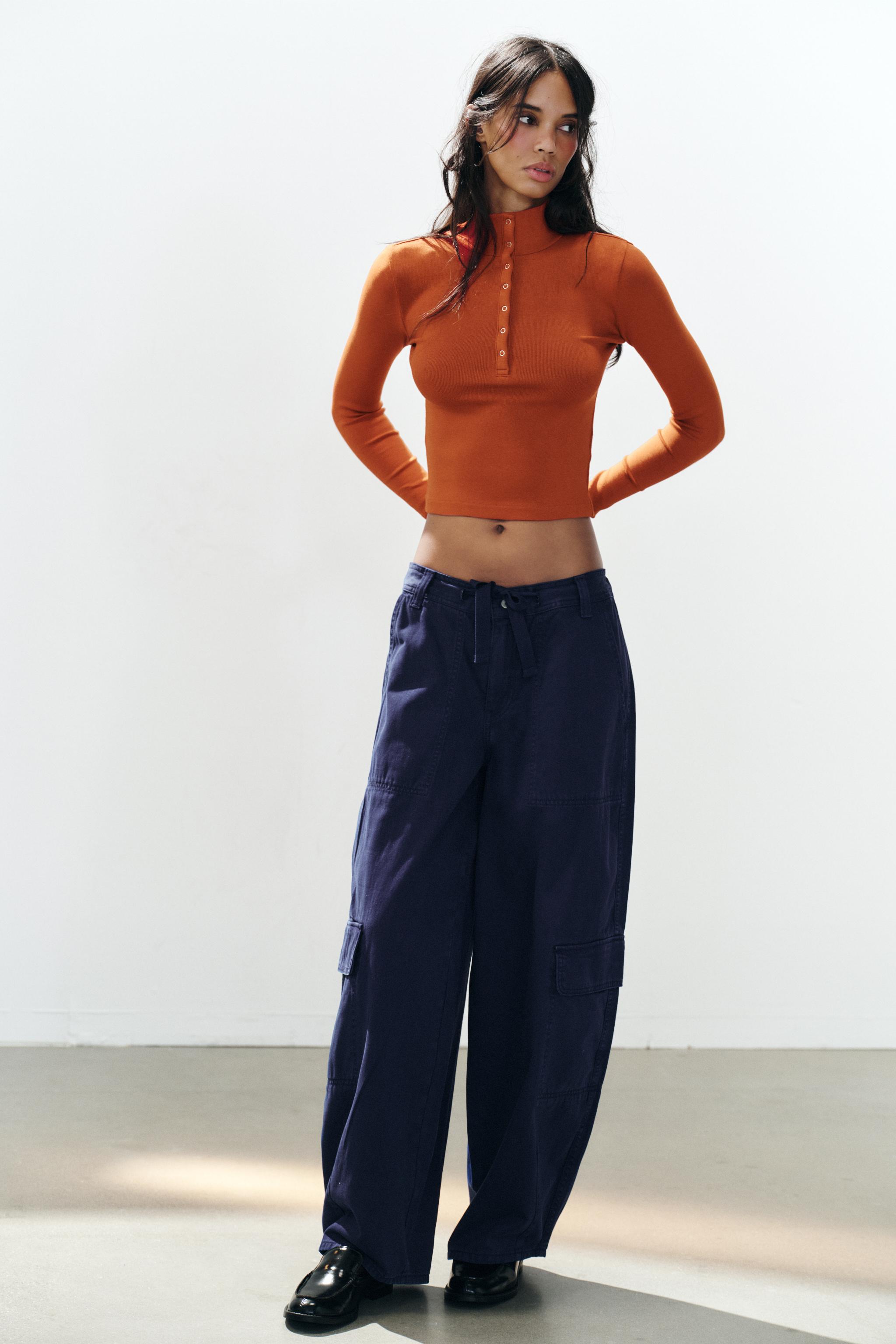 ZARA 하이넥 탑