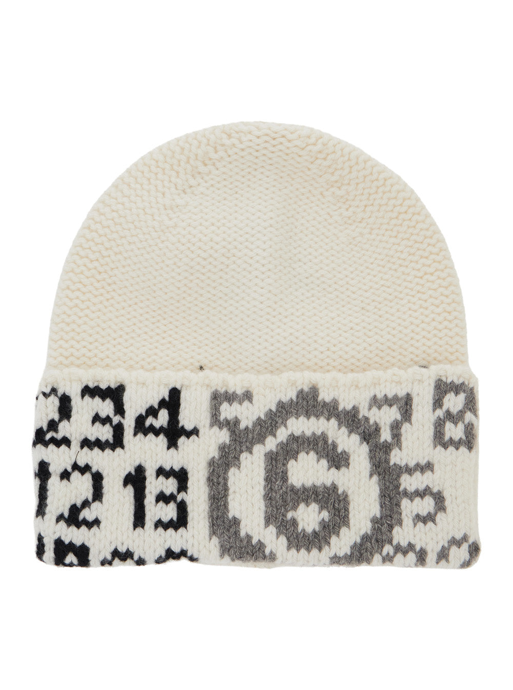 MM6 Maison Margiela Kids Mm6 메종 마르지엘라 키즈 미니 유니섹스 울 혼합 기술 원단 모자