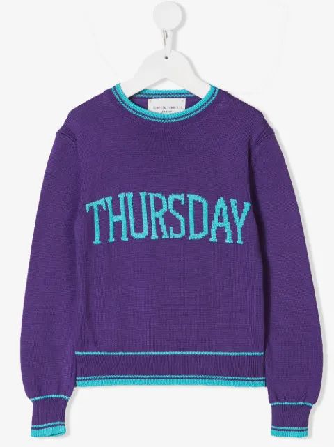 Alberta Ferretti Kids 목요일 스웨터