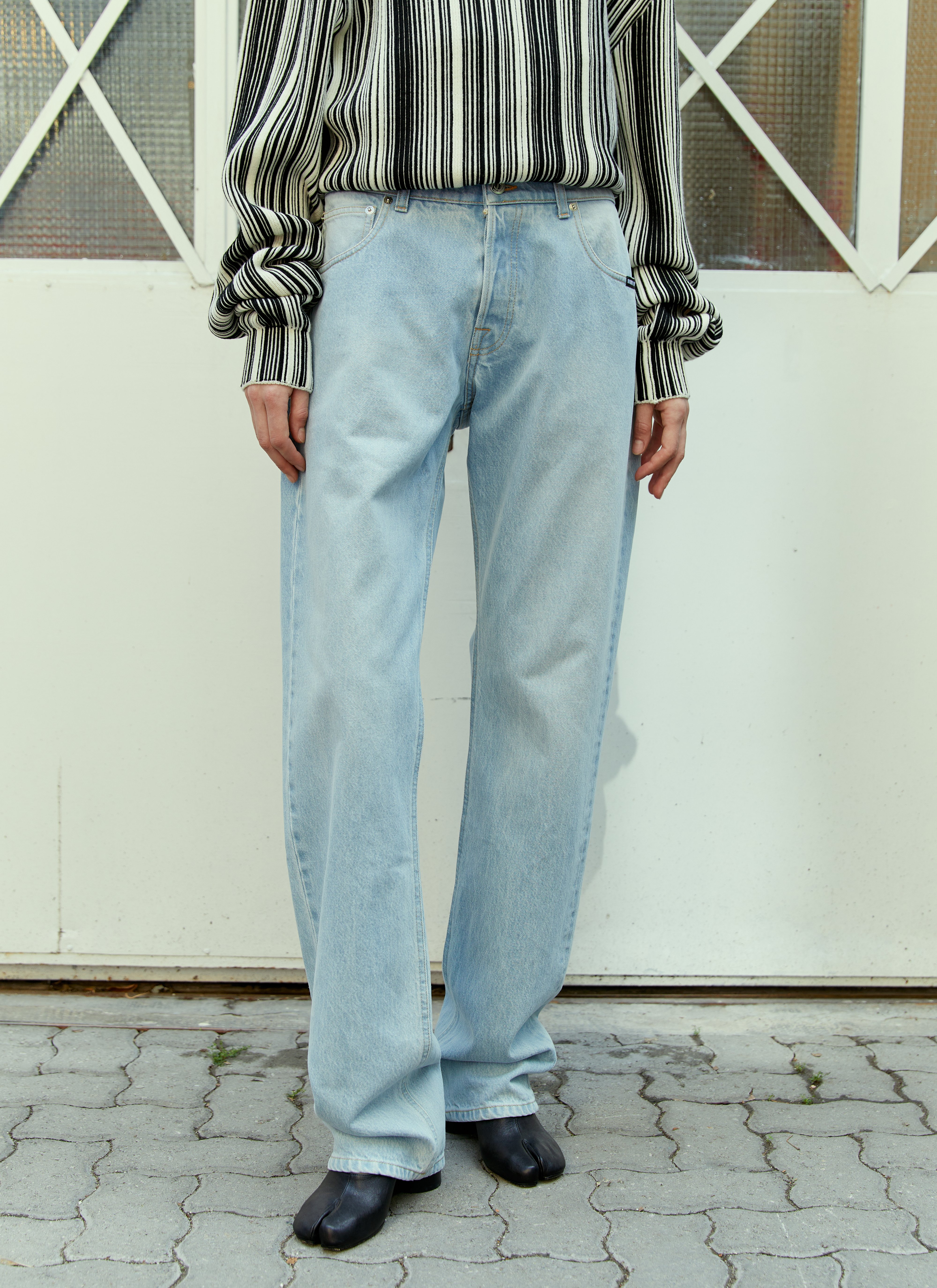 Double Waist Denim Jean | VTMNTS | FETCHING