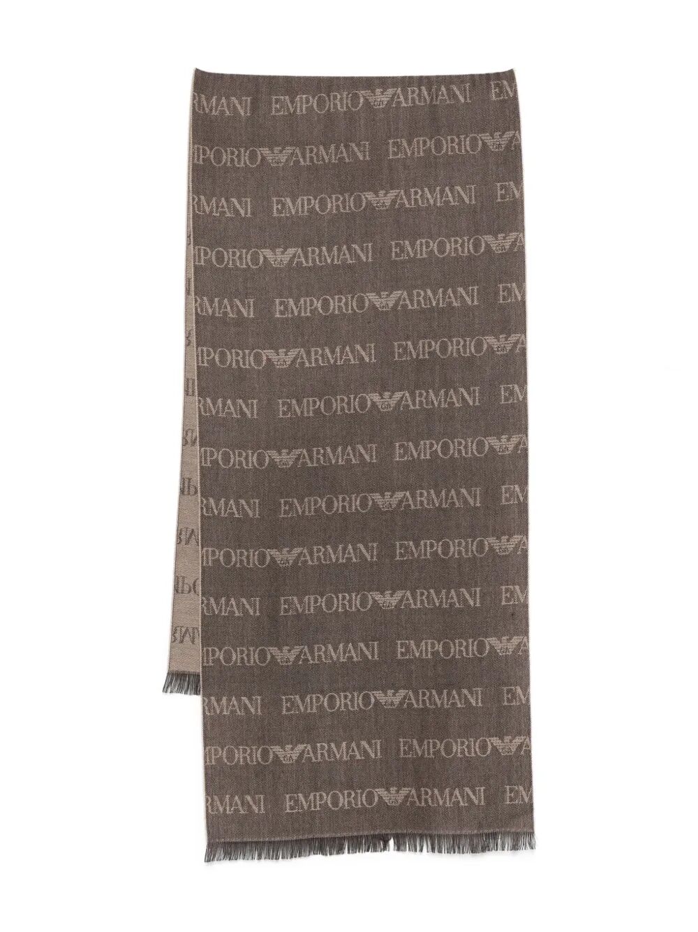 EMPORIO ARMANI 울 클래식 스카프