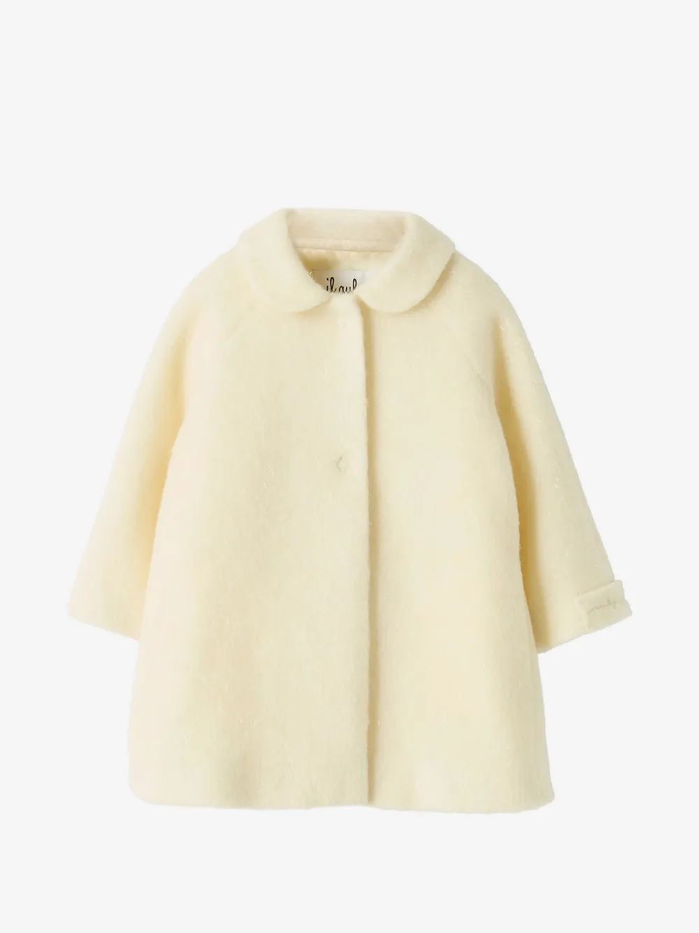 IL GUFO KIDS 루렉스 디테일 피터팬 칼라 코트