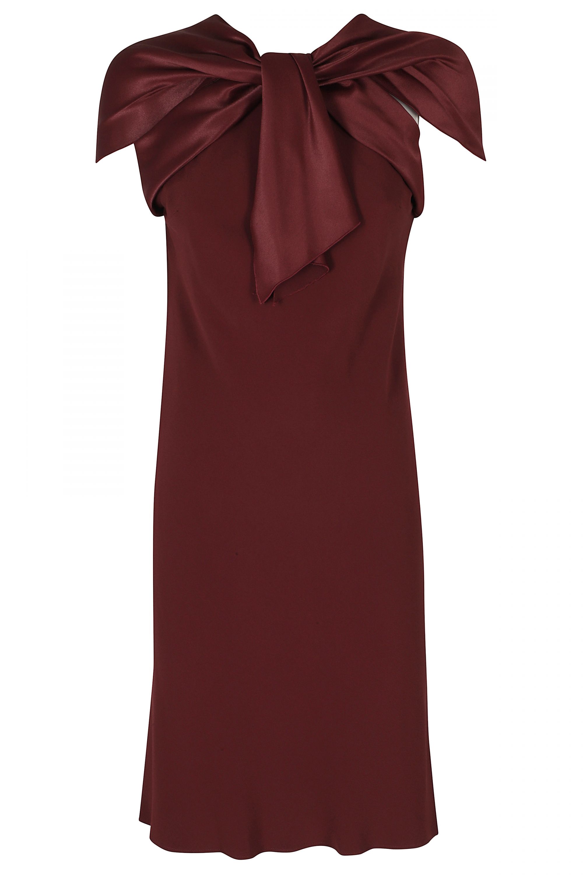ALBERTA FERRETTI 엔버 새틴 미니 원피스