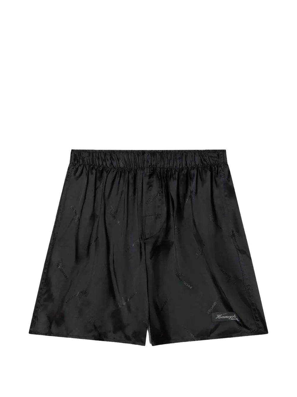 HOMME girls 로고 자카드 밴딩 박서 반바지