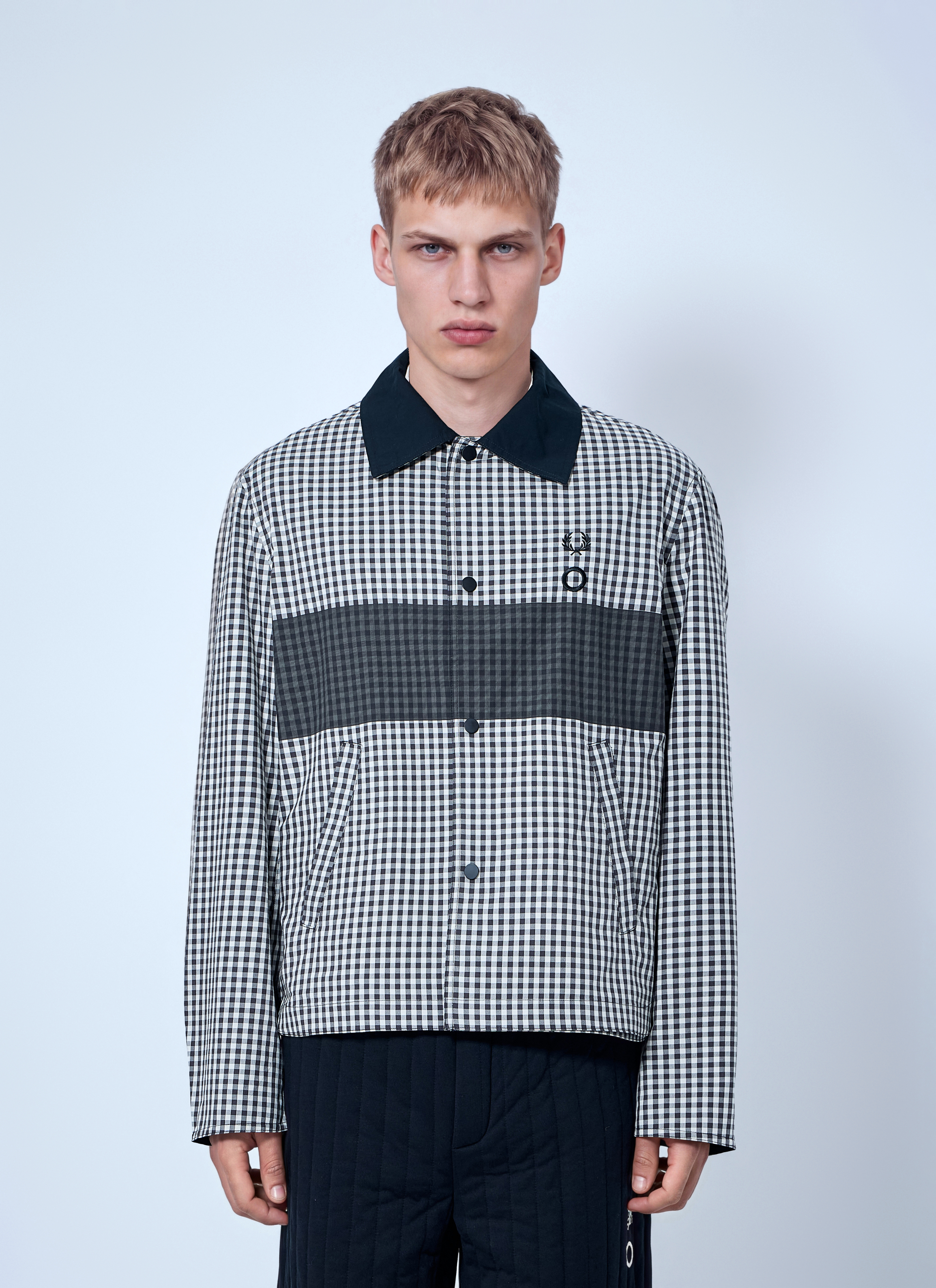 Fred Perry 리버시블 오버셔츠