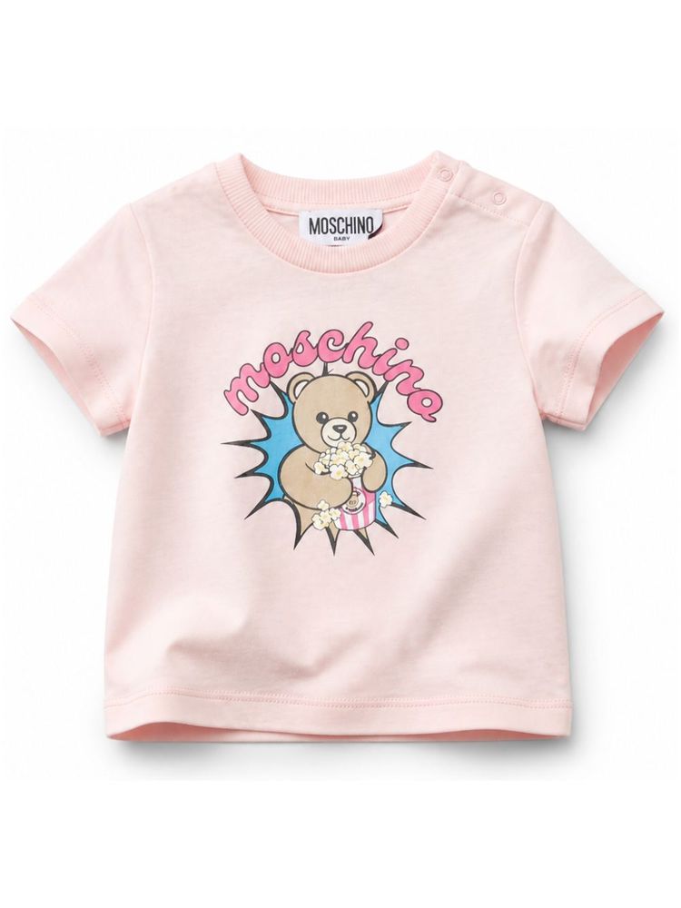 Moschino Kids 테디베어 크루넥 티셔츠