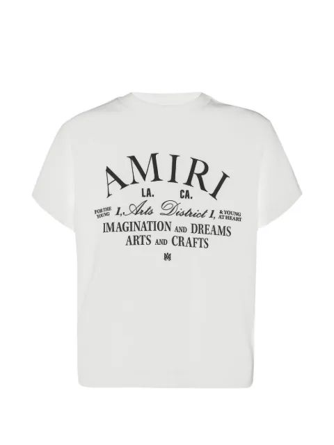 AMIRI KIDS 로고 프린트 반팔 티셔츠