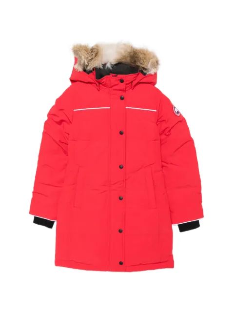 Canada Goose Kids 퍼 트리밍 후드 자켓