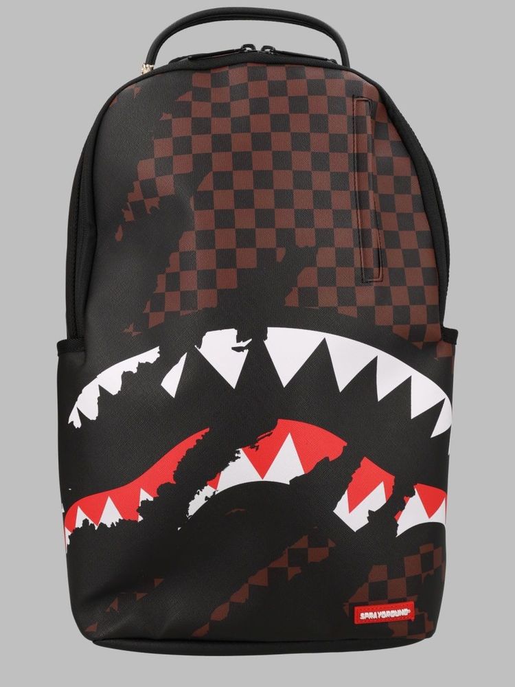 Sprayground Kids 클로 테어 체크 백팩