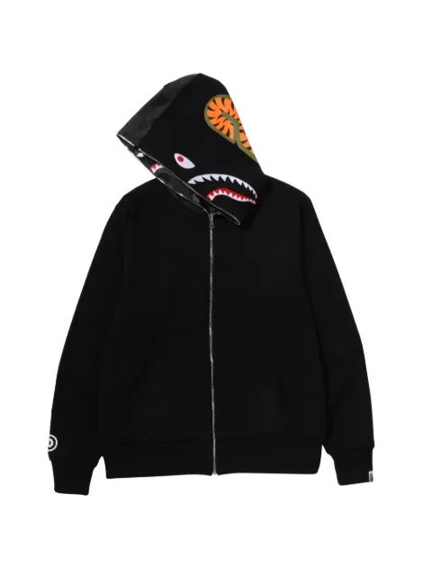 AAPE by A Bathing Ape 샤크 풀 집업 후드