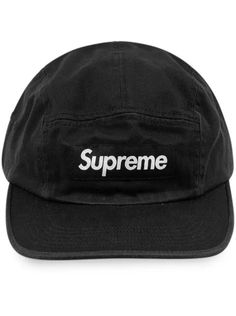 Supreme 캠프 II 워싱 치노 트윌 캡 모자
