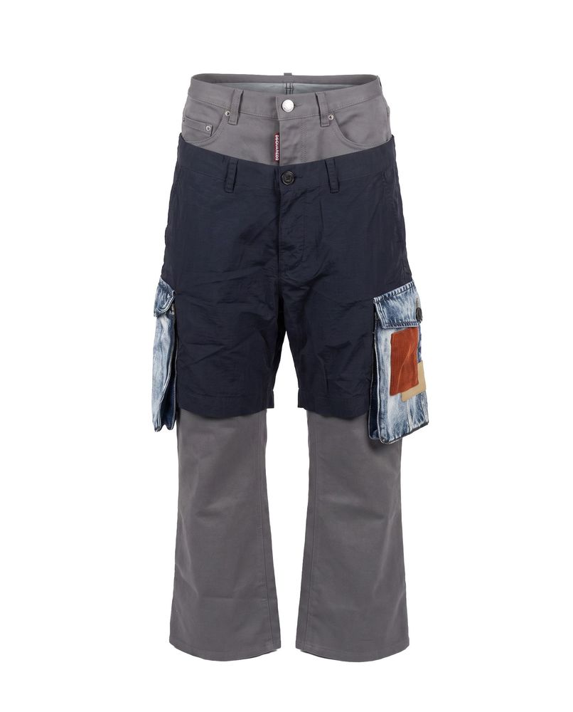 Dsquared 2 kids 포켓 디테일 레이어드 카고 팬츠