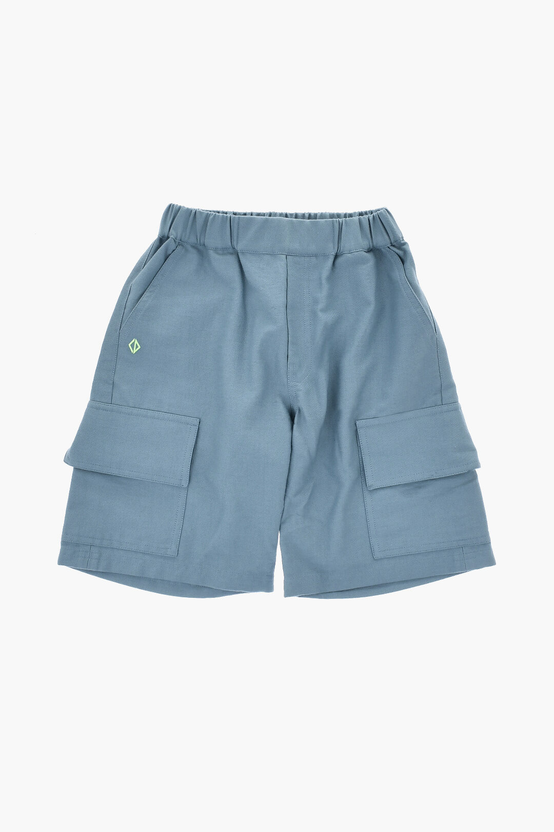 DIOR KIDS 코튼 블렌드 카고 반바지 자수