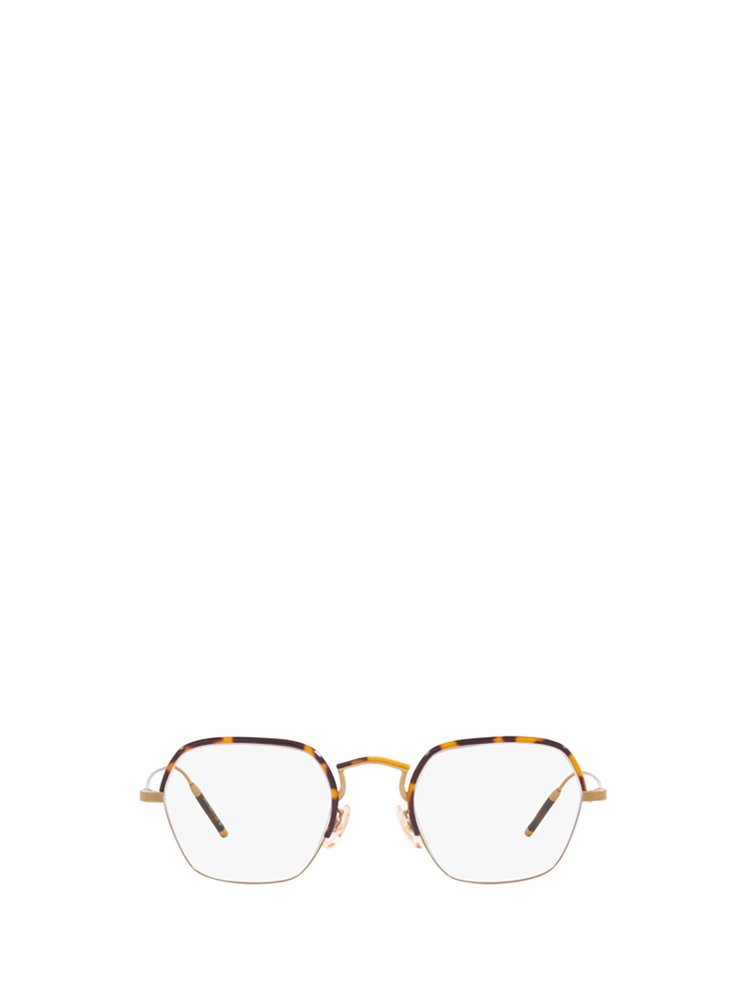 oliver peoples TK7 불규칙 프레임 안경