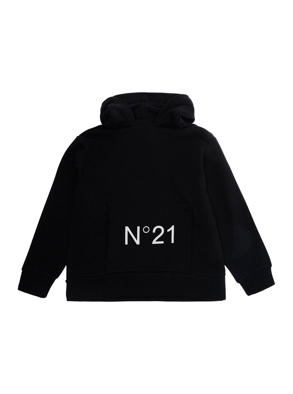 N.21 Kids N°21 키즈 미니 보이 코튼 후드티 맥시 로고